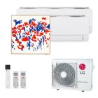 LG Multisplit MU4R25 + ARTCOOL Gallery Special A12GA1 + Special W EZ09CSN + EZ09CSN
