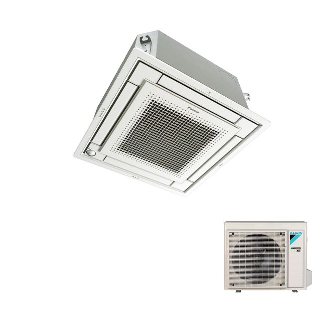Daikin Ceiling Cassette FFA60A9+RXM60A Sky Air series fully flat