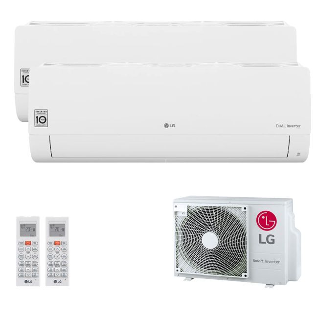 LG Multisplit MU2R15 + DUALCOOL S09EC + S12EC