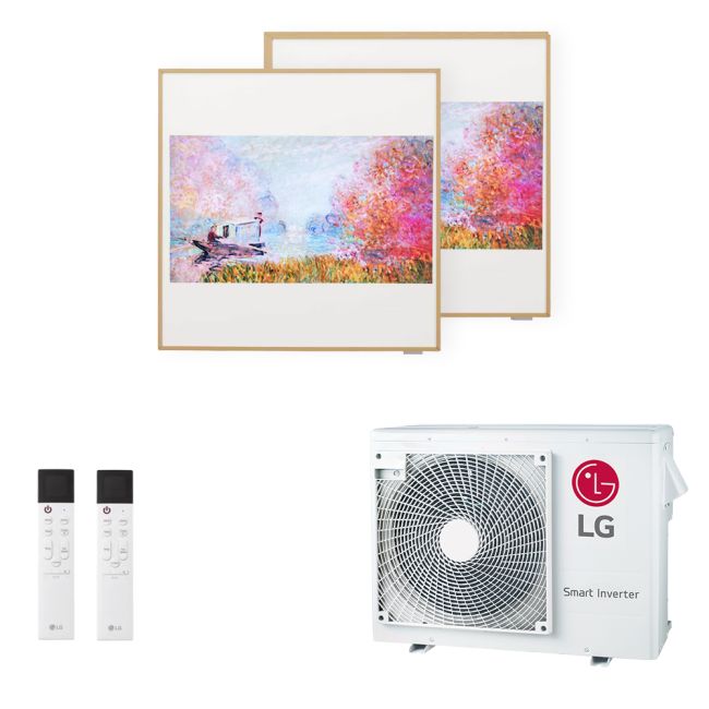 LG Multisplit MU4R25 + Gallery Premium A12GA2 + A12GA2