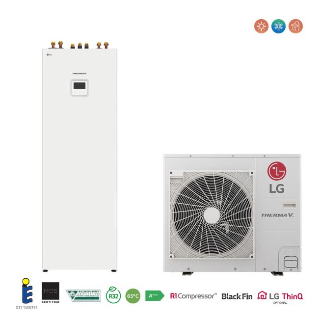 LG Therma V R32 Split IWT KIT HU091MR.U44 + HN0913T.NK0 9kW 1Phase