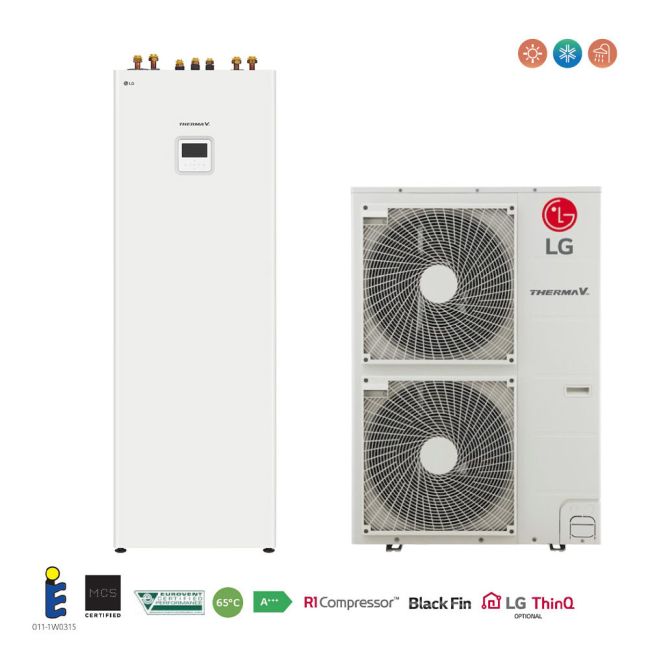 LG Therma V R410A Split IWT KIT HU123MA.U33 + HN1616T.NB0 12kW 3Phase