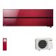 Mitsubishi Electric Kirigamine Style Ruby Red MSZ-LN25VGR+MUZ-LN25VG 9000 Btu/h Inverter Wi-Fi