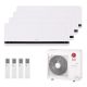 LG Multisplit MU5R30 + AI AIR DELUXE H12S1DA + H09S1DA + H09S1DA + H09S1DA